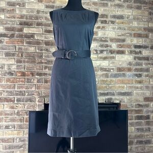 Ann Taylor Black Belted Dress